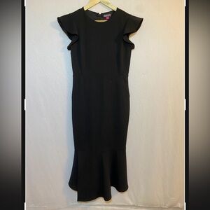 Vince Camuto Black High Low Dress